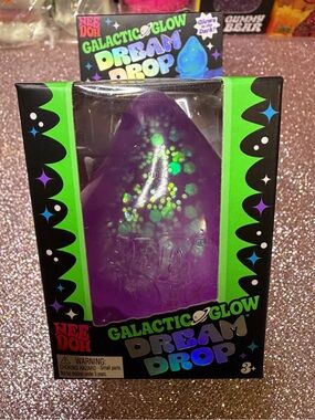 Needoh Galactic Glow Dream Drop - Purple Glow Toy